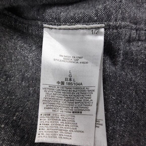 JOHN ELLIOTT Shirt Jacket Minimal Shacket Quiet Luxury 90s Streetwear Grunge Y2k - Picture 9 of 11